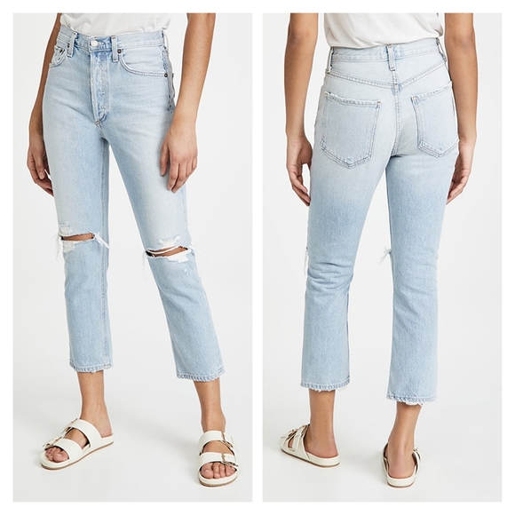 Agolde Riley Jeans Clear Skies - Picture 3 of 13